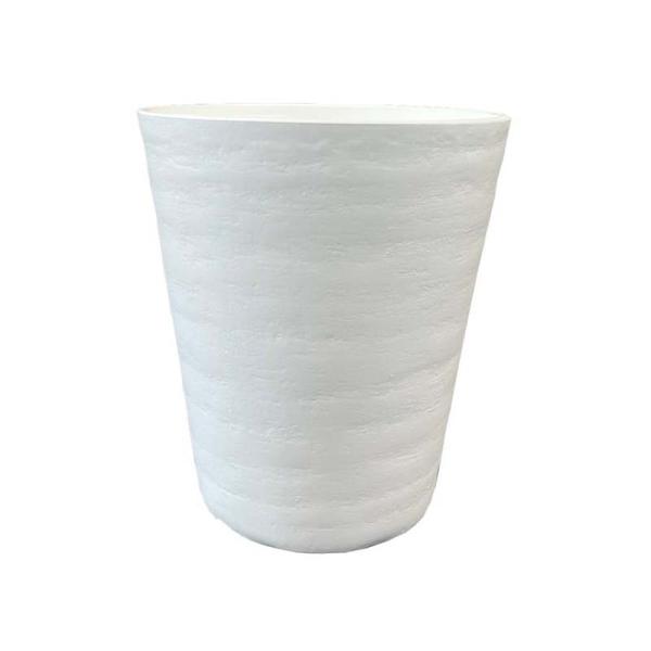 26個 #1445 プラスチックポット セラアート 長鉢 8寸 白 外径3238mm 高さ260mm...