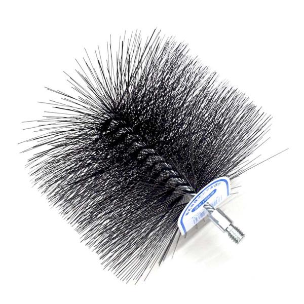 煙突掃除 用 ネジ付ワイヤーブラシ 直径 150mm No.501806003 ホンマ製作所 T野D...