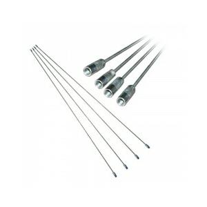 継棒のみ 4本 煙突掃除 棒 900mm×4本セット ワイヤーブラシ用 4本継ぎ 0.9m No.X...