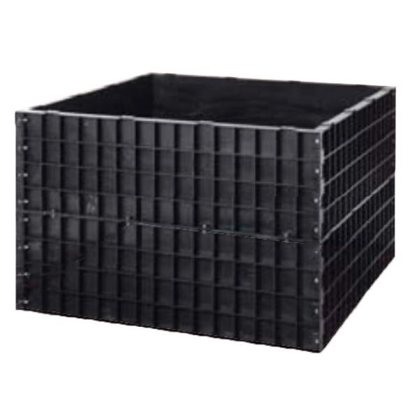 堆肥枠 容量1100L A-22 124×124×高さ80cm サンポリ 個人宅配送不可 北海道不可...