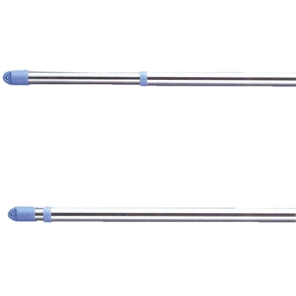 10本 SSE-30S ステンレス 伸縮 物干し竿 3m サンエスフィッティング D