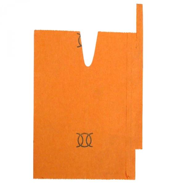 5000枚 果実袋 もも 桃用掛袋 #7 Vカット オレンジ 一重袋 376-707-18K 桃 モ...