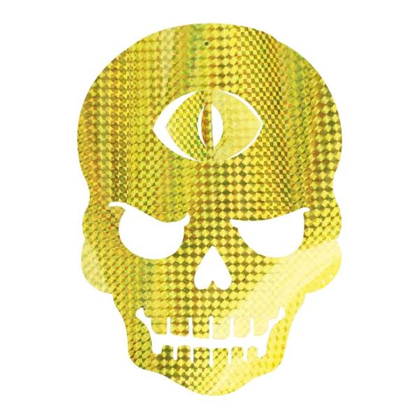 6箱 龍宝丸 キラキラバリアシート 踊るガイコツ K-007 3枚入 防鳥 防獣 三冨D