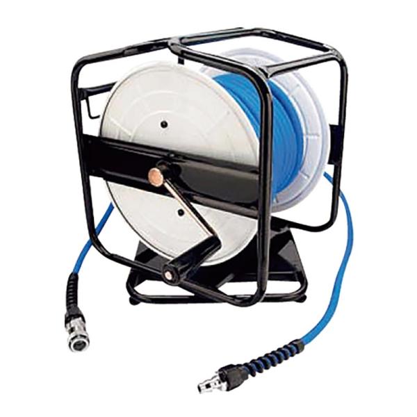 ソフトエアホースリール 回転台付 20m AG-SPHR-6520PA パオック H