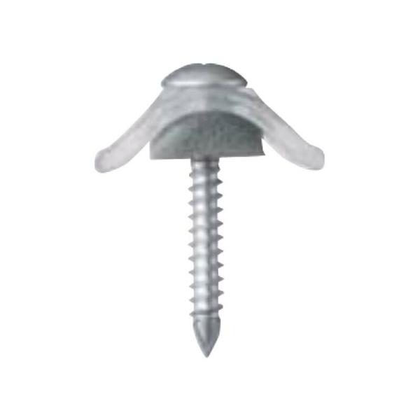 波板ビス ポリカ座クリアー ラスパートシルバー 5×35 100本 セルフドリルネジ 鉄板小波用 木...