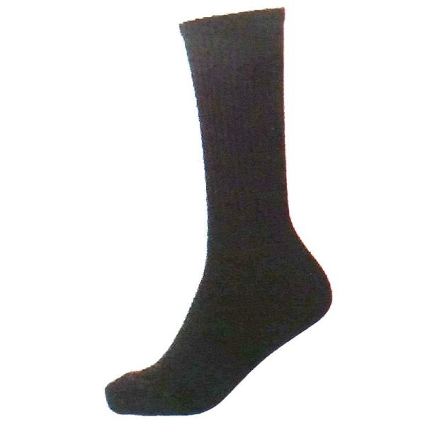 ブレスサーモ レギュラー丈 ソックス グレー 22〜24cm 靴下 三冨D