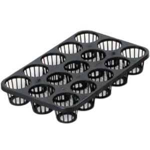 15セット スペーシングトレー 9cm用 白・黒2色セット 育苗トレー