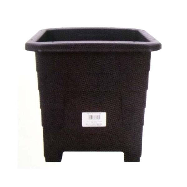 10個 NPスクエア #20 ブラック 349×H326mm 20L NPポット 果樹 庭木用 鉢 ...