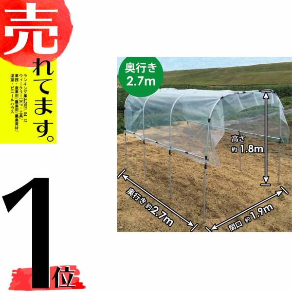 1.9×2.7m 組立かんたん雨よけセットワイド 第一ビニール 第B DZ