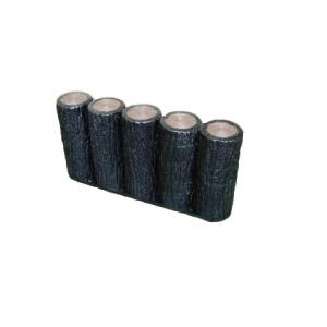 5個 プラ擬木 はなえ80 200平 5連 連結 庭 花壇縁石 サンポリ 代引不可