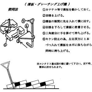 かるがるくん 2本組 側溝 溝板 グレーチング...の詳細画像2