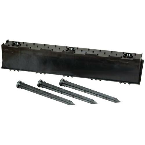 2個 プラ 仮設階段 1000mm幅 対応傾斜角度30-45度 杭付 法面ステップ 法面 畦 あぜ ...