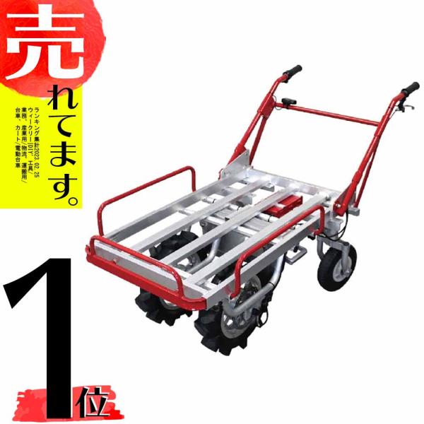 アルミス 電動猫吉 四輪タイプ DN-4 AGタイヤ 運搬車 電動式手押し車 個人宅配送不可 代引不...