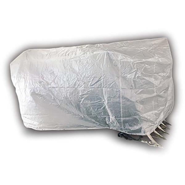 ナチュラルコンバインカバー HD 白 3〜4条用 幅1800×長さ4100×高さ1600mm ホクエ...