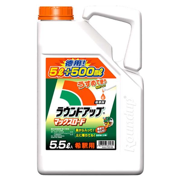 日産化学 除草剤 ラウンドアップ マックスロード 5.5L 果樹 稲 畑作 樹木 野菜 農薬 Vデ ...