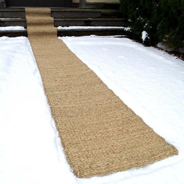 ロング コンパル 滑り止マット 幅50cm 長さ5m 雪 滑りにくい安心な通路を確保 滑り止めマット...