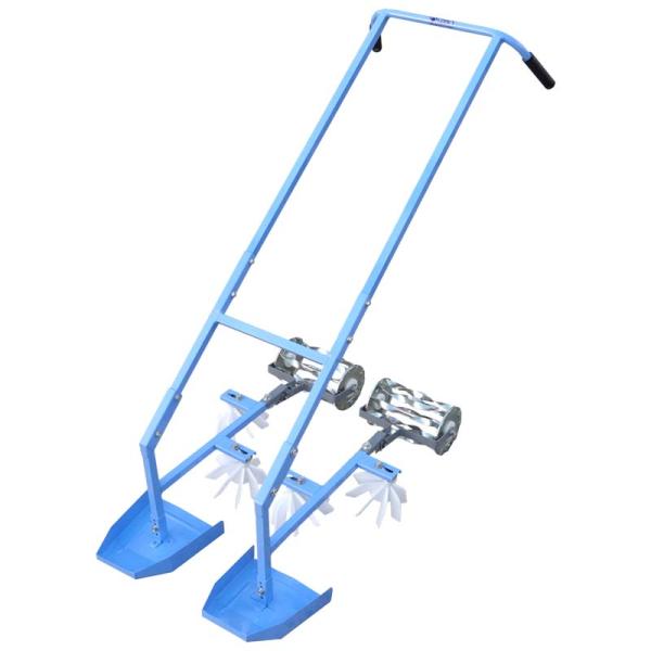 人力株間除草機 2条用 SW-23 人力 手動 株ぎわ 除草機 除草 美善 bizen 個人宅配送不...