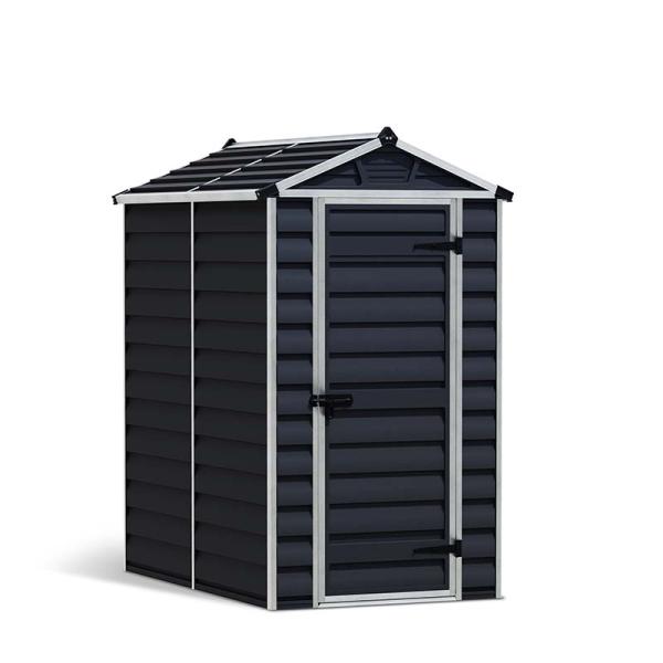 スカイライト 4×6 121cm×177cm ミッドナイトグレー 物置 収納庫 屋外 おしゃれ ポリ...