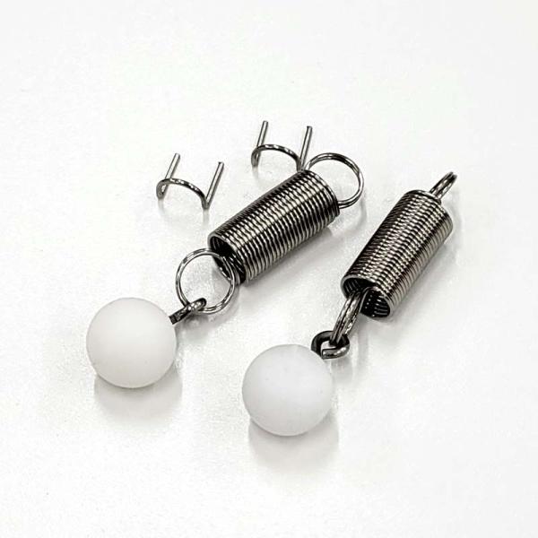 部品のみ POM鳴子セット [POM鳴子・引バネ・ワイヤーピン] (鹿けもの警報器用 鹿けものおどし...