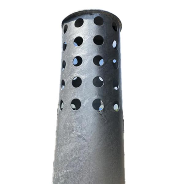 煙突のみ SFA-2用煙突 [直径13cm×122cm 笠付] 焼却炉用煙突 鈴木工業 坂A 個人宅...