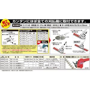 T型バリカン500 N-855 刈幅500mm...の詳細画像3