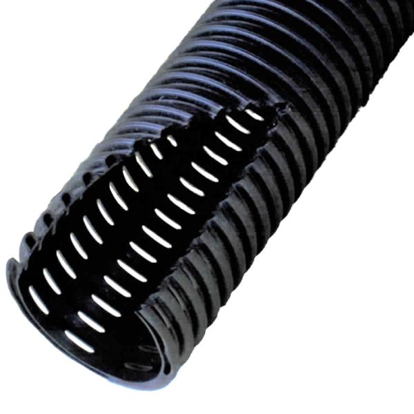 暗渠パイプ 直径100mm 7.5m 有孔 キャップ付 PE暗渠排水管 穴あき二重壁 水はけ 水たま...