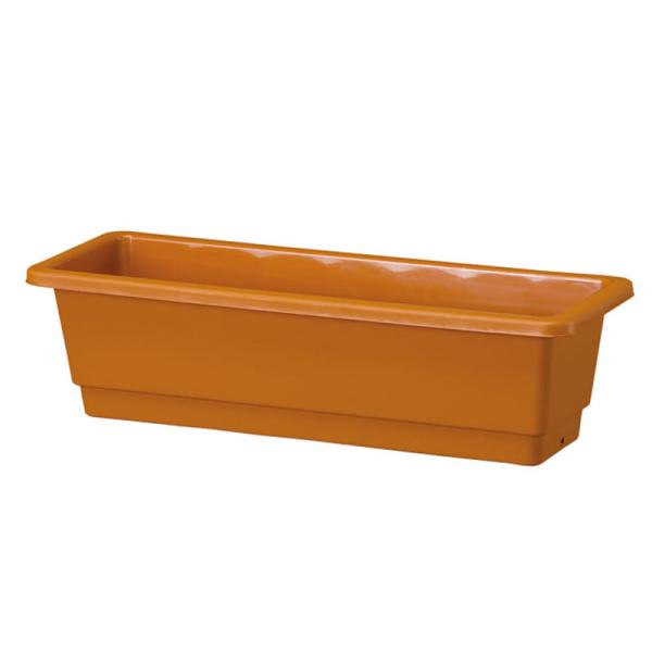 60個 (20個×3箱) G プランター ブラウン 650T 14リットル 650×225×180 ...