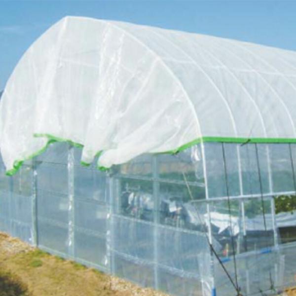 3本 ロール ハウス用 遮熱・遮光ネット 涼感ホワイト50 遮光率45％〜50% 1m×100m タ...