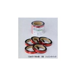 60セット 防鳥テープ 赤銀 5巻パック SK-205 ハナオカ 代引不可