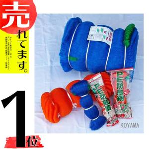 強力 防鳥ネット 18×18m 100坪 30mm目合 1000デニール ブルー