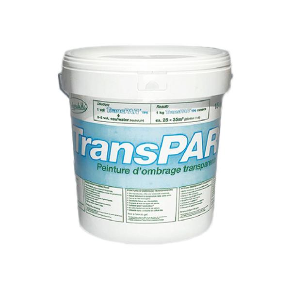1缶 ビニールハウス に塗る 遮熱 剤 トランスパー TransPAR 15kg 塗布 サT 代引不...