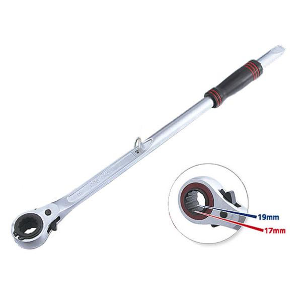 トラクター 用 爪交換レンチ 17mm×19mm 泥落とし付き RBS-1719A スエカゲツール ...