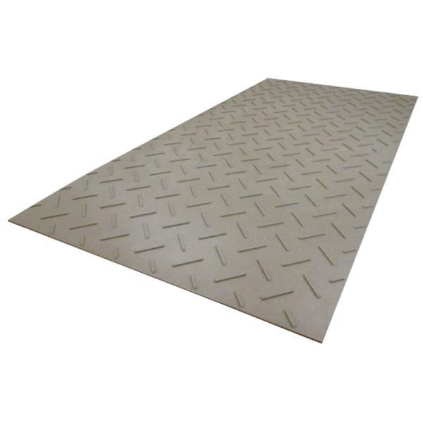 工事用 樹脂製 簡易敷板 Diban 片凸 茶 3×6 910×1820×13 農業 工場 国内生産...