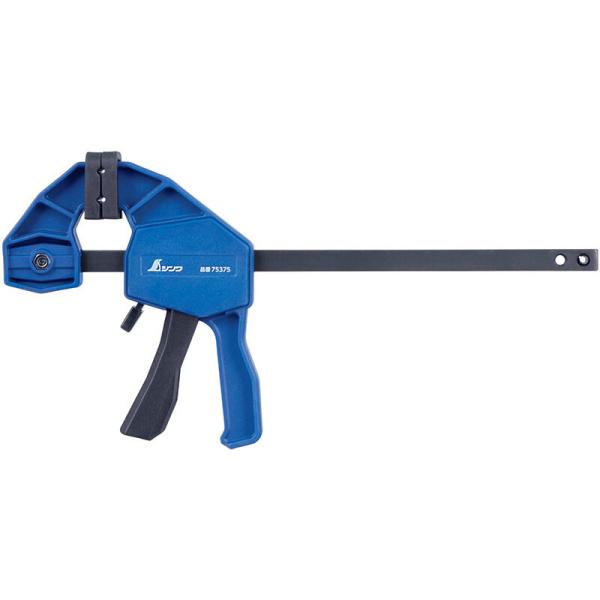 クランプ バークランプ100mm 仮止め 圧着 固定 75375 シンワ測定 H