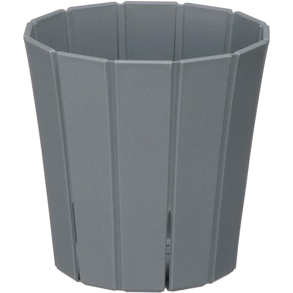 鉢 スリットオアシス 5号 ダークグレー 80個 おしゃれ シンプル アップルウェアー タSD
