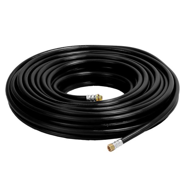 高圧ホース Ｔ 8.5×30ｍＫ付G1/4 黒 14.5 H110953 麻場 カ園 代引不可