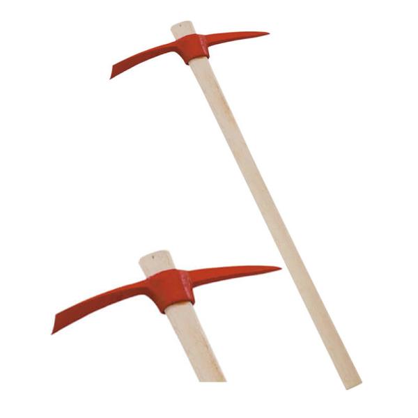 鍛造品 バチツル1kg 柄付 鍬型・バチ型 24045 氷割り 岩 土 雪かき 除雪 穴掘り 冬 雪...