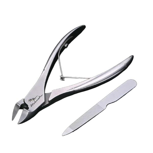 北舟 特選爪切り HS-6 ステンレス 伝統 職人 高級つめきり 楽に切れる 日本 爪切り フY D