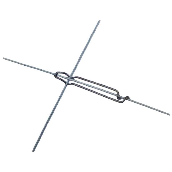 50本 サンクロスクリップ 針金 ワイヤー固定 仮止め 整理 等 果樹棚 ビニール トンネル ハウス...