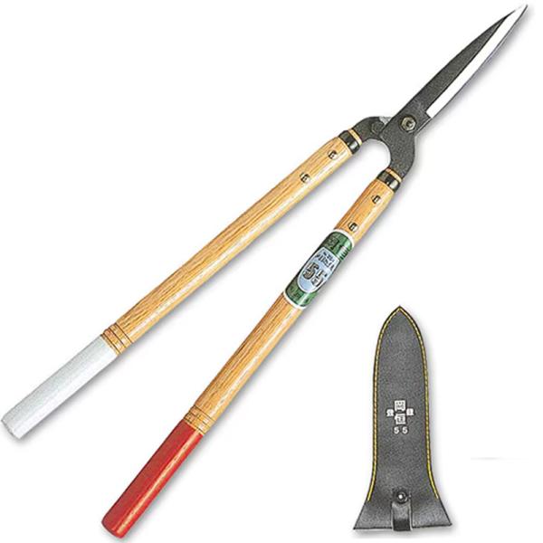 岡恒 No.204 刈込鋏 55型  全長665mm 刃長145mm 重量920g 刈込ばさみ 園芸...