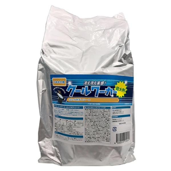 6個 クールワーカー ロングボディシート 詰替用 TCW-BS100RE 75×15cm 100枚 ...