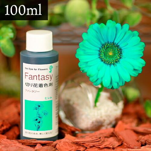 パレス化学 切花着色剤ファンタジー 100ml ミント 切り花 着色 レインボー フラワー アレンジ...