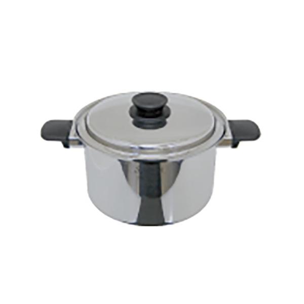 スピーネ 深型 両手鍋 24cm IH対応 ステンレス 日本製 ウルシヤマ金属 金TD