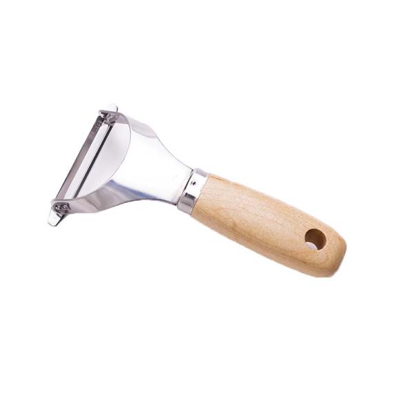 手にやさしい木柄のピーラー 木製 皮むき 皮引 Y字 ピーラー 木柄 日本製 01010 小柳産業 ...