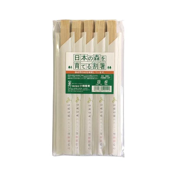日本の森を育てる割箸 杉天削 10P 箸袋入 国産 割り箸 わりばし 箸 10膳 セット 日本製 ス...
