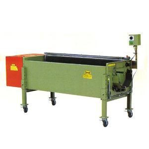 人参洗浄機 ホクエツ 人参洗浄機 10本ブラシ JJ-1000AX 単相750W ブラシ全長1,000