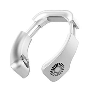 ホワイト USB ハイブリッド ネッククーラー 70169 首掛けクーラー 首掛け扇風機 充電式 熱中症対策 猛暑対策 冷却グッズ 扇風機 冷却 首 フYD