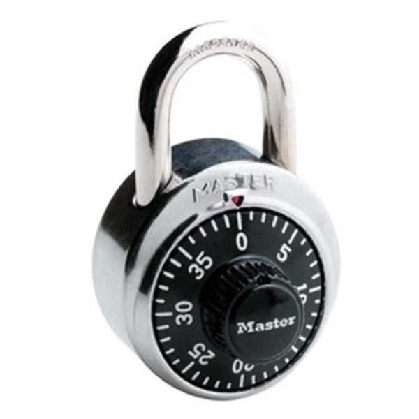 マスターロック ダイヤル式南京錠 ブラック 1500JAD Master Lock ダイヤル式 南京...