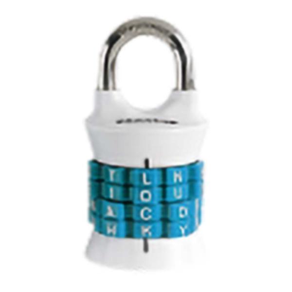 マスターロック ワード可変式南京錠 ターコイズブルー 1535JADWDTEAL ワード 番号 可変...