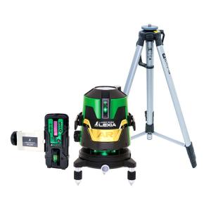 レーザーロボ LEXIA AR グリーン 51AR 受光器・三脚セット 70875 レクシア レーザー ロボット シンワ測定 代引不可